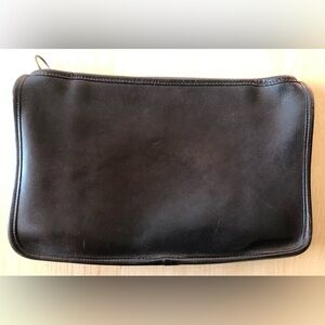 *Distressed* Vintage Coach NYC Zippered Clutch